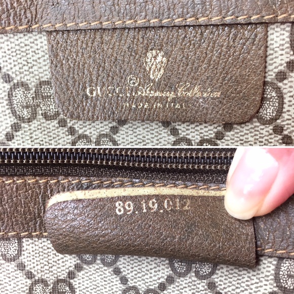 Authentic Gucci XL Tote/ travel bag brown monogram coated canvas with leather - Picture 7 of 15